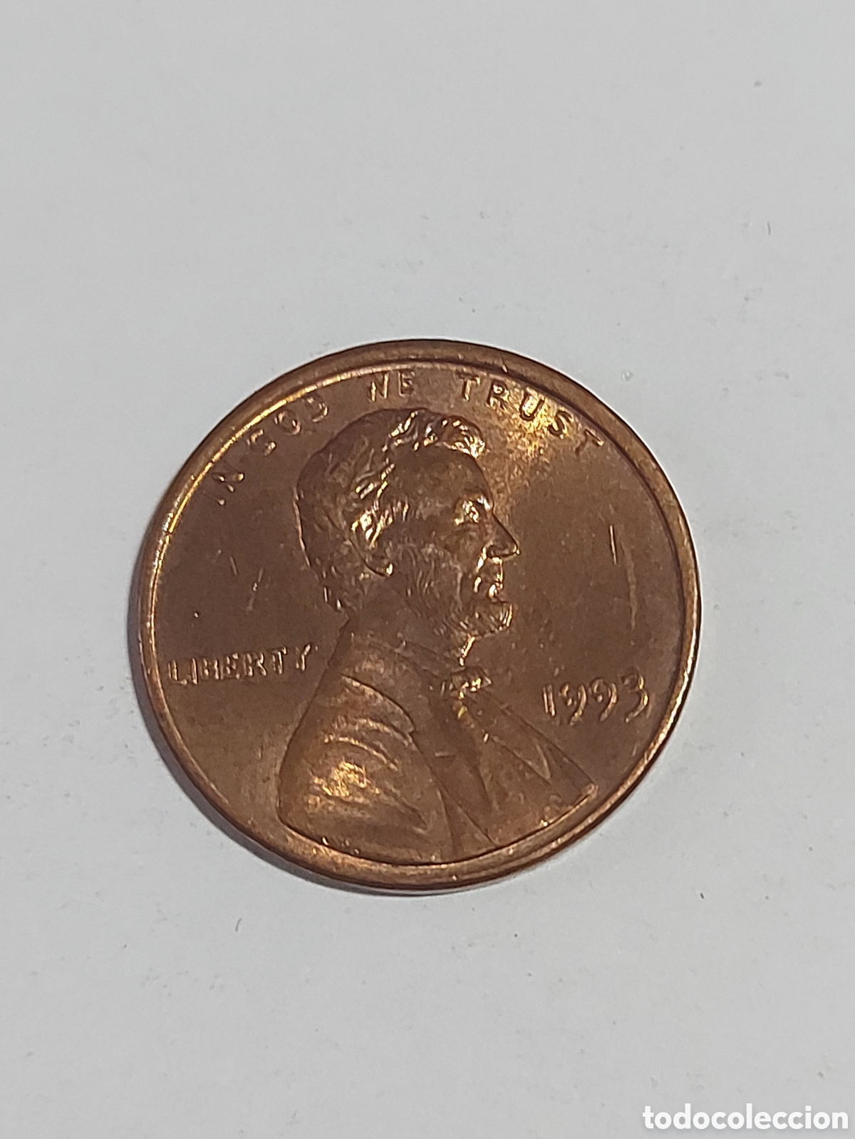 Monedas antiguas de Am&eacute;rica: MONEDA ESTADOS UNIDOS EEUU USA 1 CENTAVO, 1993