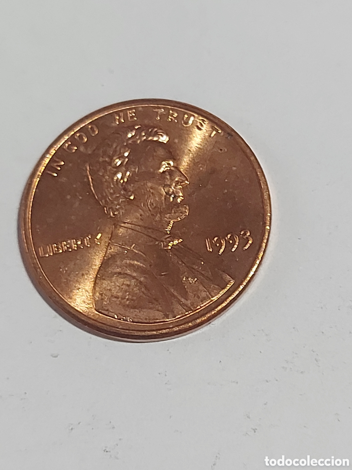 Monedas antiguas de Am&eacute;rica: MONEDA ESTADOS UNIDOS EEUU USA 1 CENTAVO, 1993