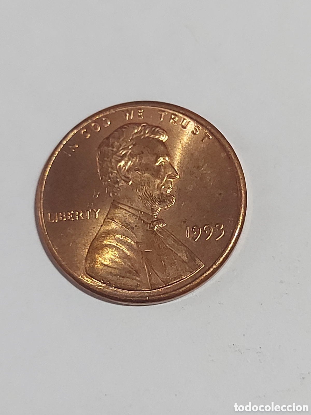 Monedas antiguas de Am&eacute;rica: MONEDA ESTADOS UNIDOS EEUU USA 1 CENTAVO, 1993