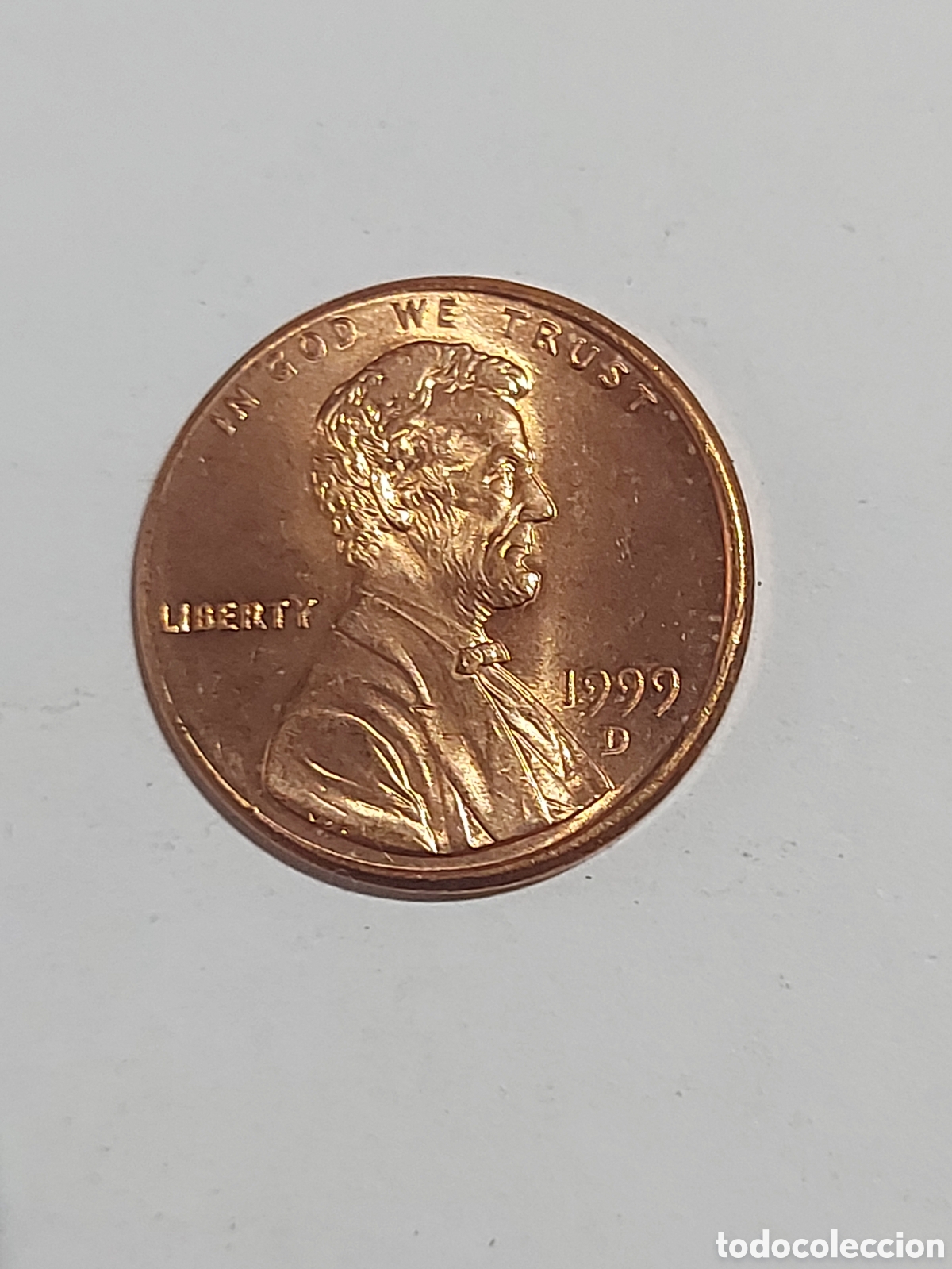 Monedas antiguas de Am&eacute;rica: MONEDA ESTADOS UNIDOS EEUU USA 1 CENTAVO, 1999 D