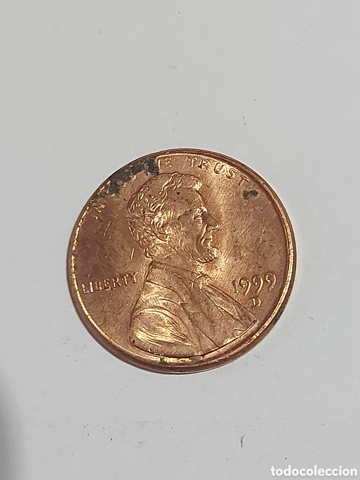 Monedas antiguas de Am&eacute;rica: MONEDA ESTADOS UNIDOS EEUU USA 1 CENTAVO, 1999 D