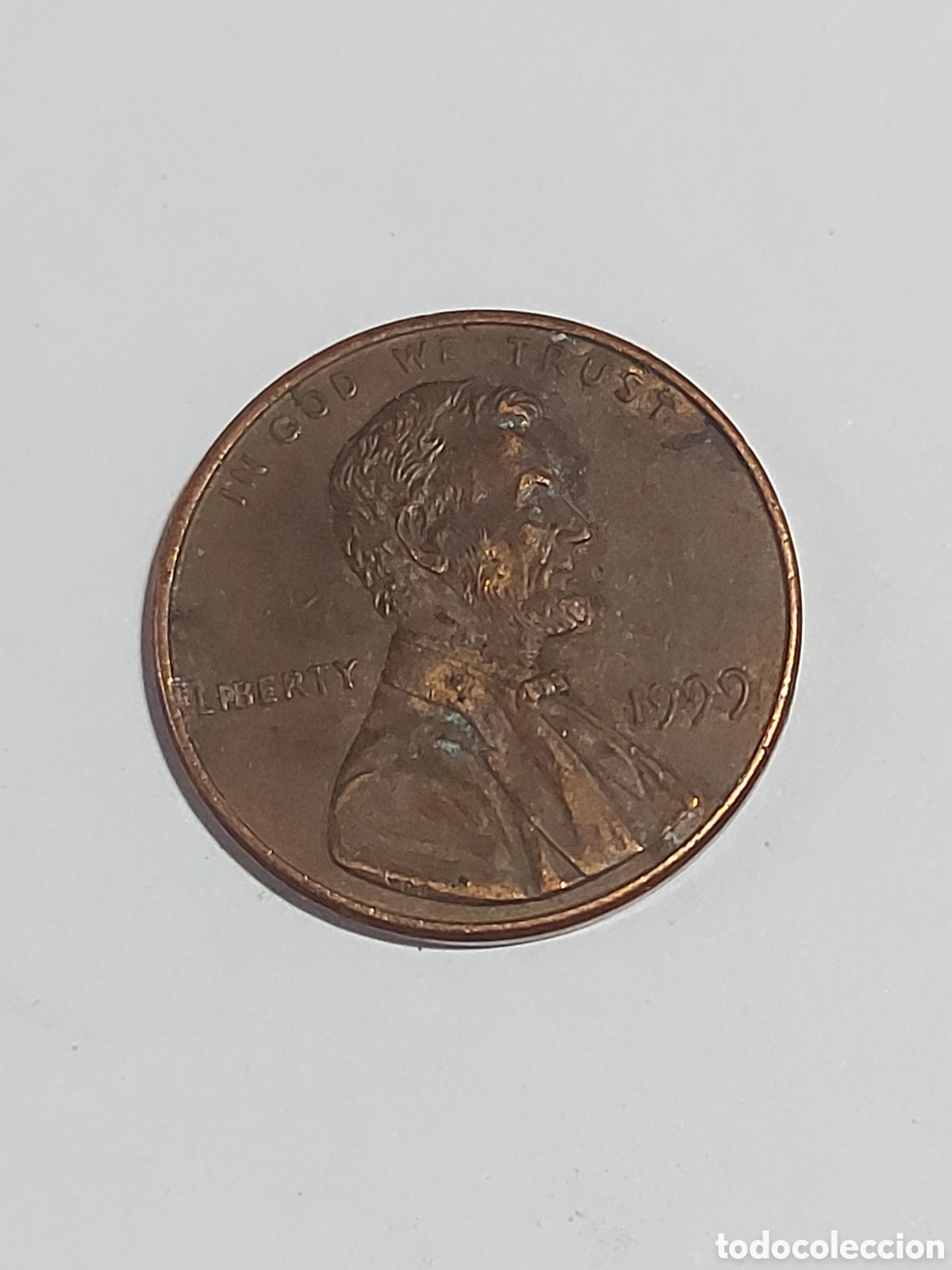 Monedas antiguas de Am&eacute;rica: MONEDA ESTADOS UNIDOS EEUU USA 1 CENTAVO, 1999