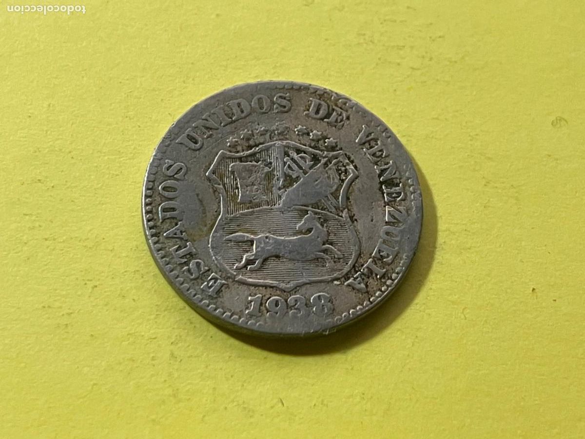 Monedas antiguas de Am&eacute;rica: VENEZUELA - 5 centimos 1938