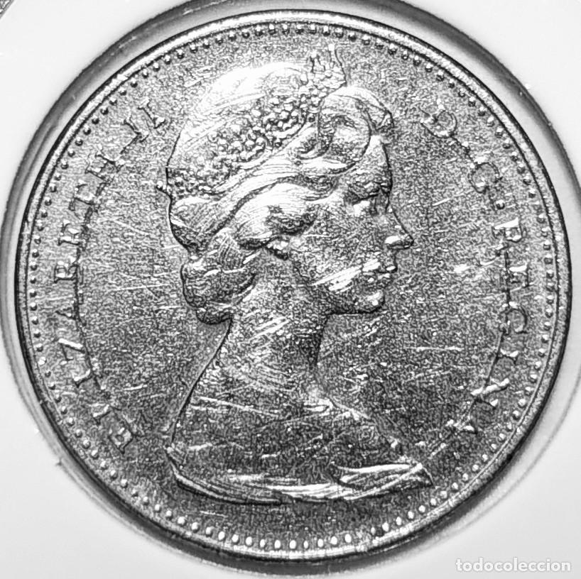 Monedas antiguas de Am&eacute;rica: CANADA (1953-2022) - 5 CENTAVOS 1972 - REINA ISABEL II - A - 4,54 GR. NICKEL - DIAMETRO 21,21 mm