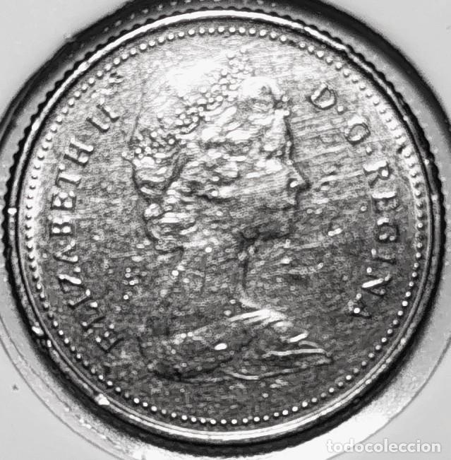 Monedas antiguas de Am&eacute;rica: CANADA (1953-2022) - 10 CENTAVOS 1983 - REINA ISABEL II - A - 2,07 GR. NIQUEL - DIAMETRO 18,03 mm