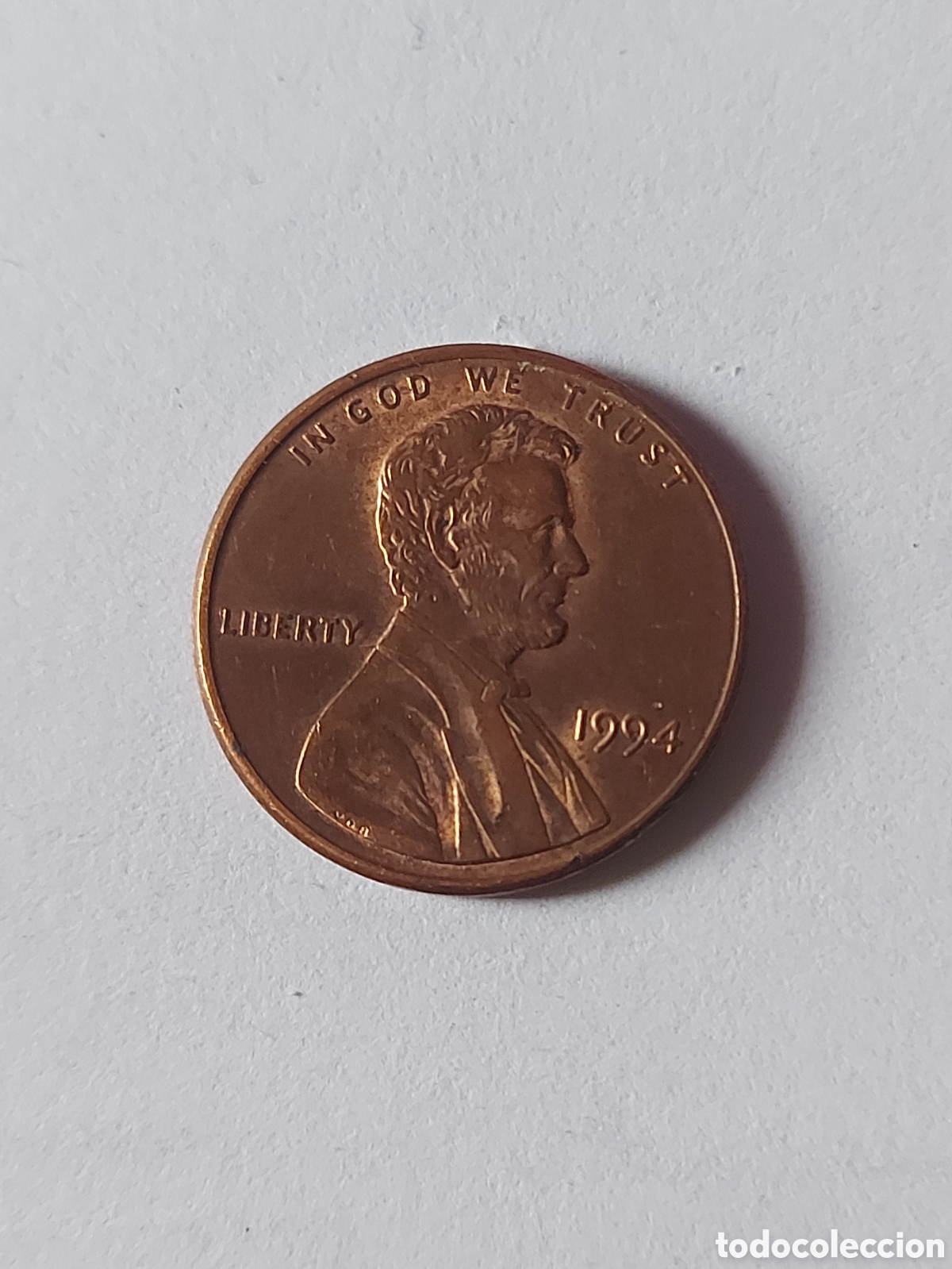 Monedas antiguas de Am&eacute;rica: MONEDA ESTADOS UNIDOS EEUU USA 1 CENTAVO, 1994