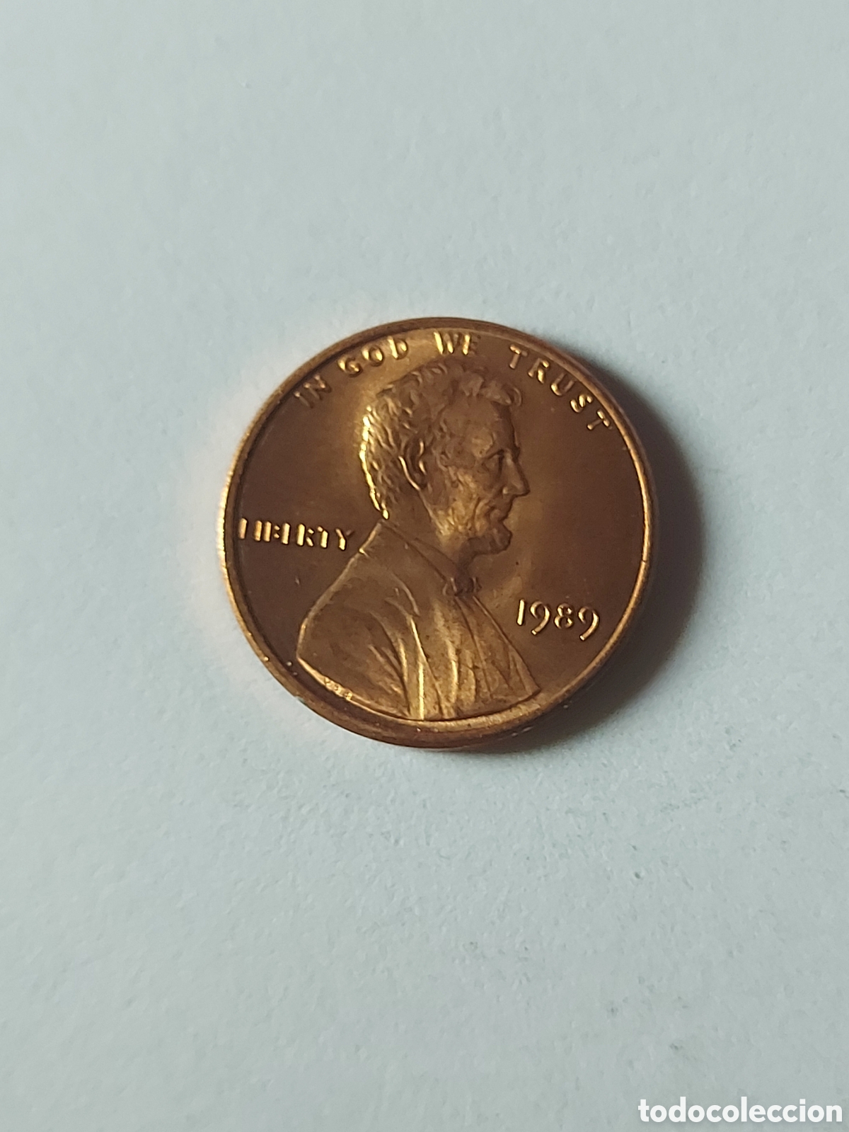 Monedas antiguas de Am&eacute;rica: MONEDA ESTADOS UNIDOS EEUU USA 1 CENTAVO, 1989
