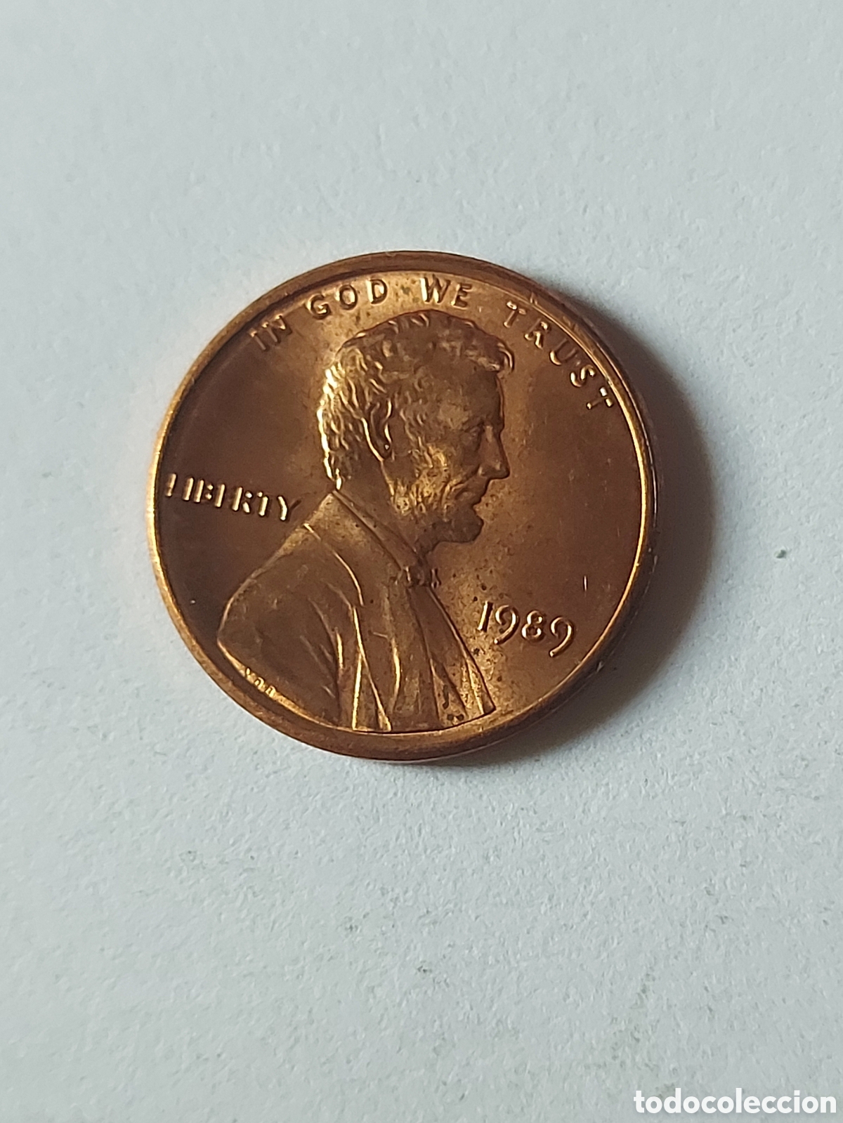 Monedas antiguas de Am&eacute;rica: MONEDA ESTADOS UNIDOS EEUU USA 1 CENTAVO, 1989