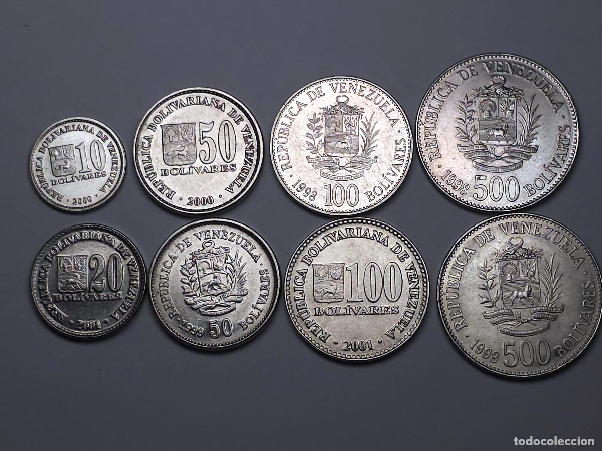 Monedas antiguas de Am&eacute;rica: LOTE 8 MONEDAS VENEZUELA DISTINTOS VALORES Y FECHAS