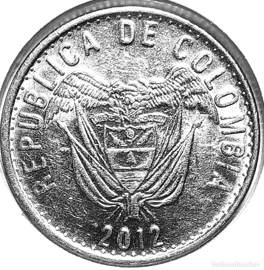 Monedas antiguas de Am&eacute;rica: COLOMBIA (1989-) - 50 PESOS 2012 - A - 4,56 GR. ACERO INOXIDABLE - DIAMETRO 22 mm - KM#283.2a - MB