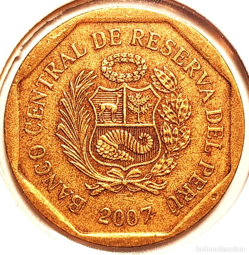 Monedas antiguas de Am&eacute;rica: PER&Uacute; (1991-) - 10 CENTIMOS 2007 - 3,50 GR. BRONCE - DIAMETRO 20,50 mm - KM#305.4 - MB