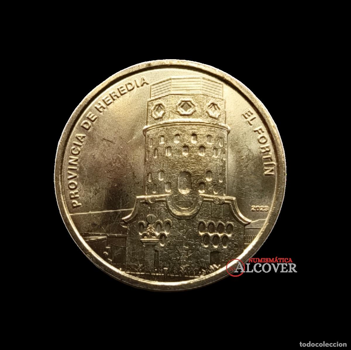 Monedas antiguas de Am&eacute;rica: COSTA RICA 25 Colones 2023 Provincia de Heredia Fort&iacute;n SC