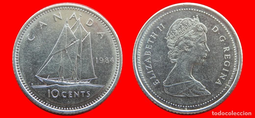 Monedas antiguas de Am&eacute;rica: 10 CENTAVOS 1984 CANADA-144554 - Foto 1