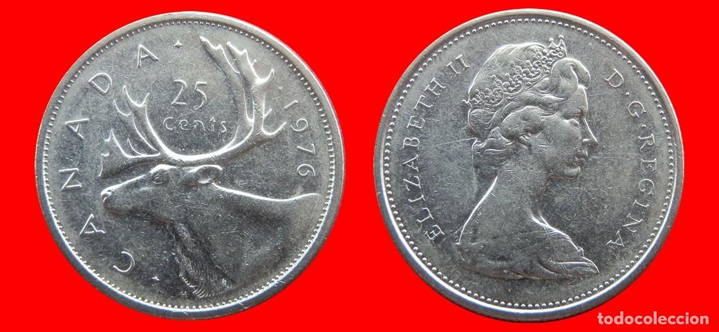 Monedas antiguas de Am&eacute;rica: 25 CENTAVOS 1976 CANADA-144570 - Foto 1