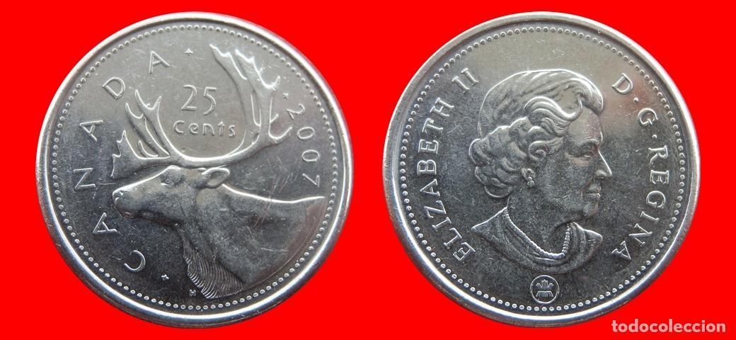 Monedas antiguas de Am&eacute;rica: 25 CENTAVOS 2007 CANADA-144581 - Foto 1