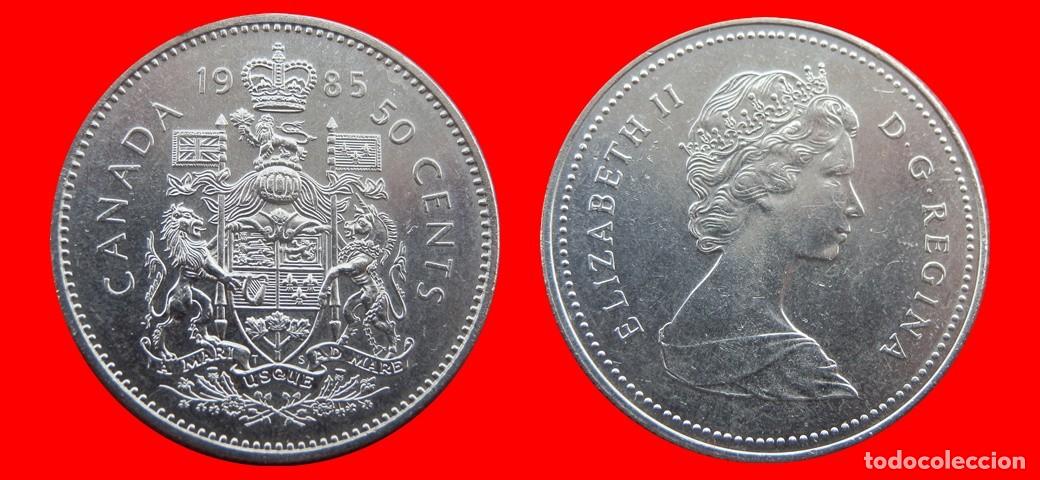 Monedas antiguas de Am&eacute;rica: 50 CENTAVOS 1985 CANADA-144582