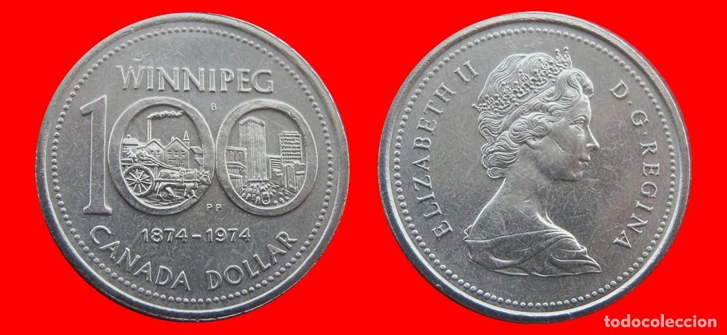 Monedas antiguas de Am&eacute;rica: 1 DOLAR 1974 CANADA-144584
