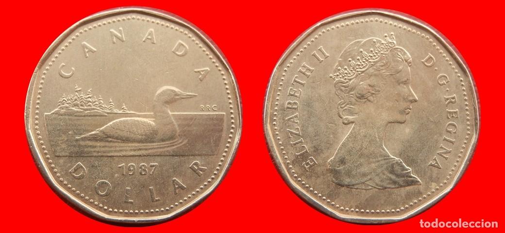 Monedas antiguas de Am&eacute;rica: 1 DOLAR 1987 CANADA-144586