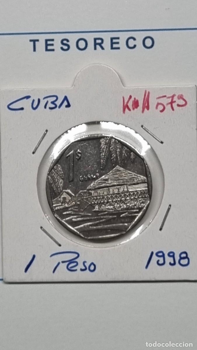 Monedas antiguas de Am&eacute;rica: CUBA: MONEDA DE 1 PESO 1998 - KM#579 - Ref.: 066