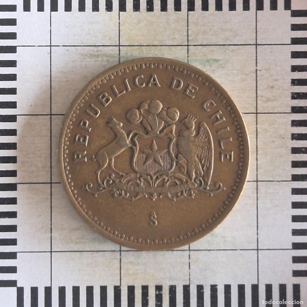 Monedas antiguas de Am&eacute;rica: 100 PESOS, CHILE. 1989. (KM#226.2).