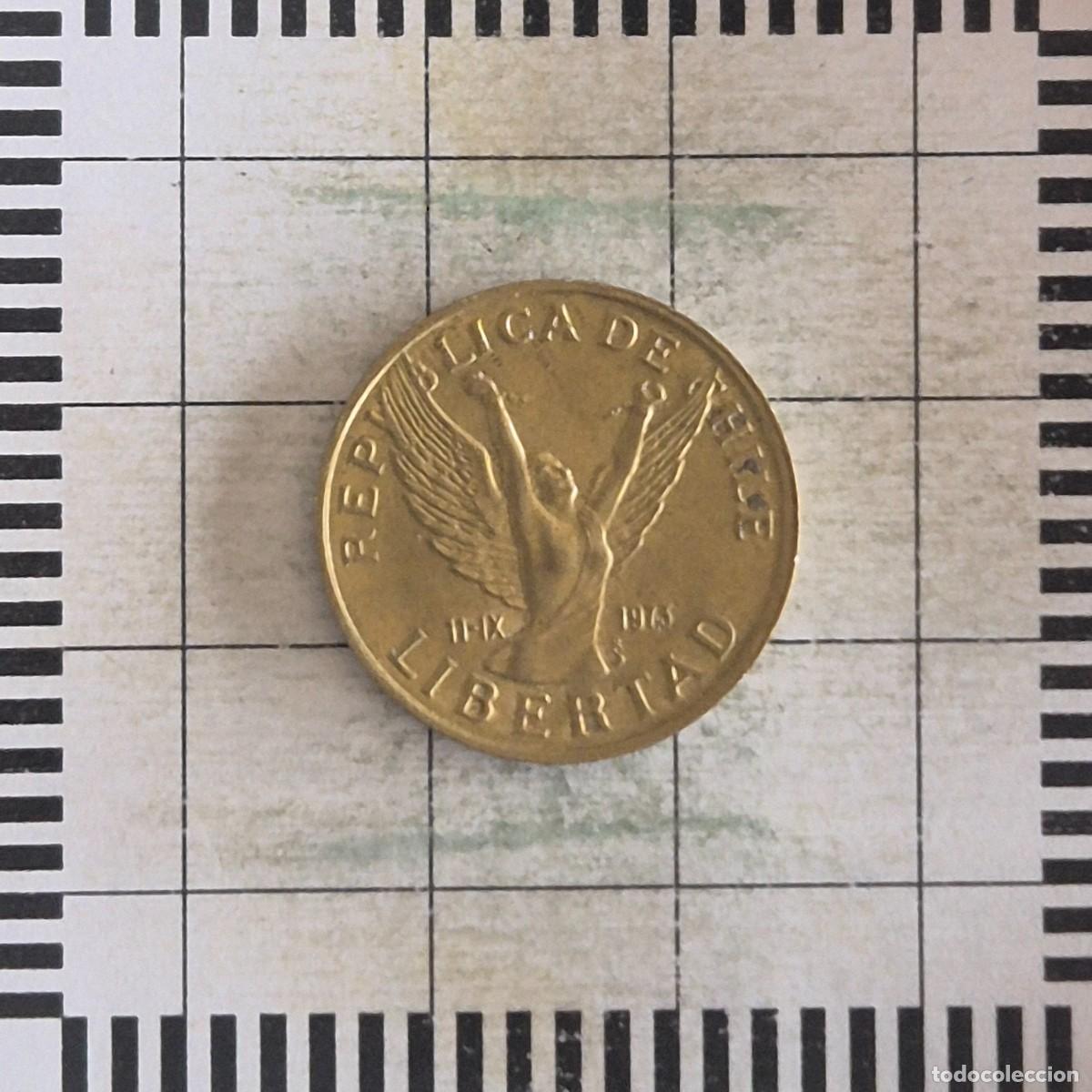Monedas antiguas de Am&eacute;rica: 5 PESOS, CHILE. 1989. (KM#217.2).