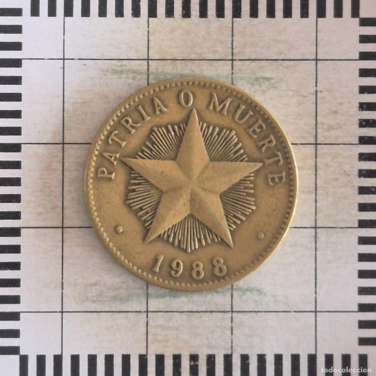 Monedas antiguas de Am&eacute;rica: 1 PESO, CUBA. 1988. (KM#105).