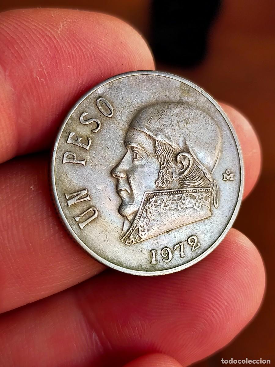 Moedas antigas da Am&eacute;rica: MONEDA DE 1 UN PESO MEJICO MEXICO 1972 BUENA CONSERVACION
