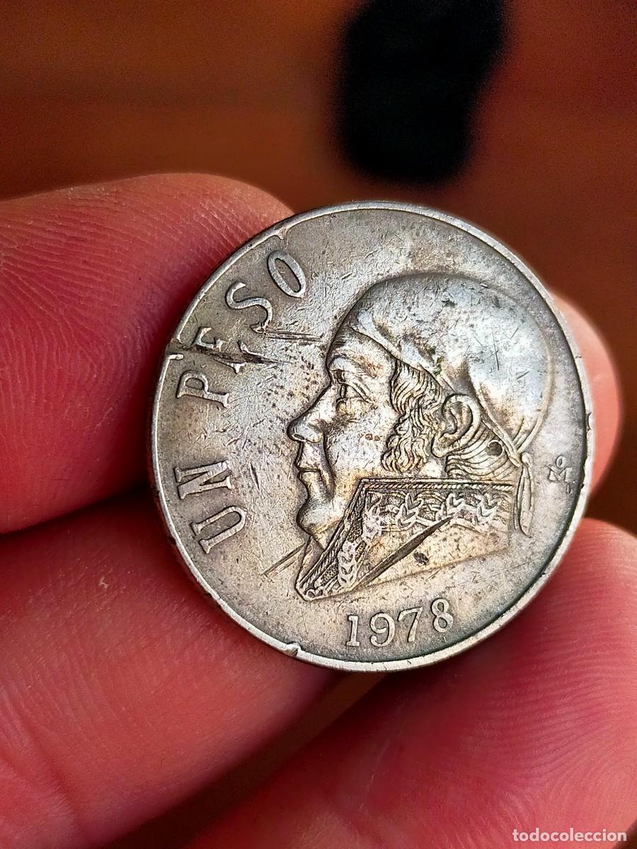 Moedas antigas da Am&eacute;rica: MONEDA DE 1 UN PESO MEJICO MEXICO 1978 REGULAR CONSERVACION