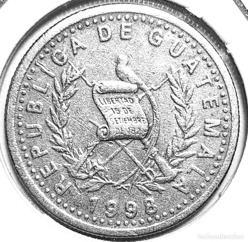 Alte M&uuml;nzen aus Amerika: GUATEMALA (1949-) - 10 CENTAVOS 1998 - A - 3,22 GR. CUPRONIQUEL - DIAMETRO 21 mm - MB - KM#277