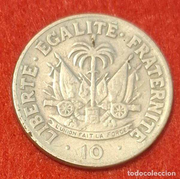 Monedas antiguas de Am&eacute;rica: MONEDA DE HAIT&Iacute; 1958 - 10 C&Eacute;NTIMOS - COBRE-N&Iacute;QUEL-ZINC