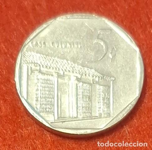 Monedas antiguas de Am&eacute;rica: MONEDA DE CUBA 1996 - 5 CENTAVOS - ACERO NIQUELADO (1)