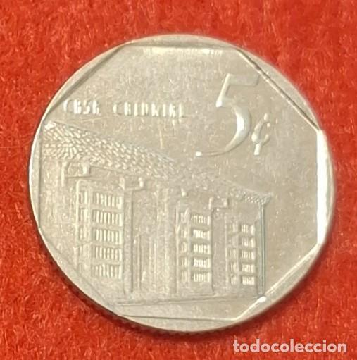 Monedas antiguas de Am&eacute;rica: MONEDA DE CUBA 1994 - 5 CENTAVOS - ACERO NIQUELADO
