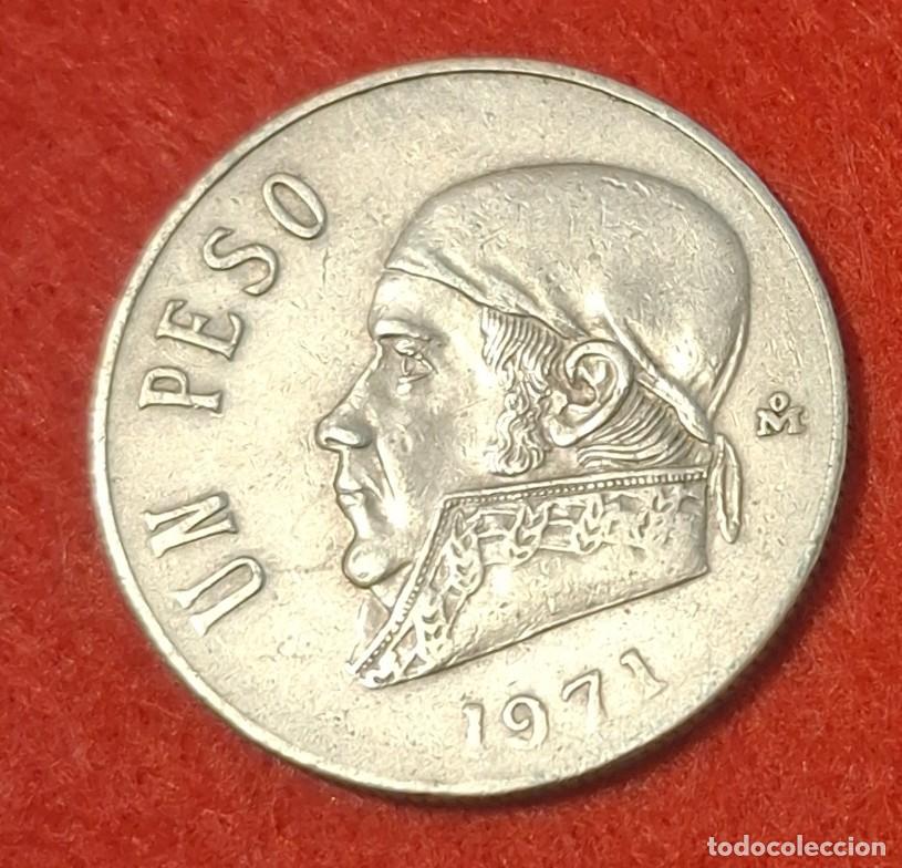 Monedas antiguas de Am&eacute;rica: MONEDA DE MEXICO 1971 - 1 PESO - COBRE-N&Iacute;QUEL