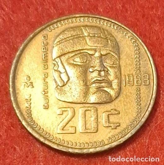 Monedas antiguas de Am&eacute;rica: MONEDA DE MEXICO 1983 - 20 CENTAVOS - BRONCE
