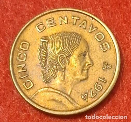 Monedas antiguas de Am&eacute;rica: MONEDA DE MEXICO 1974 - 5 CENTAVOS - LAT&Oacute;N