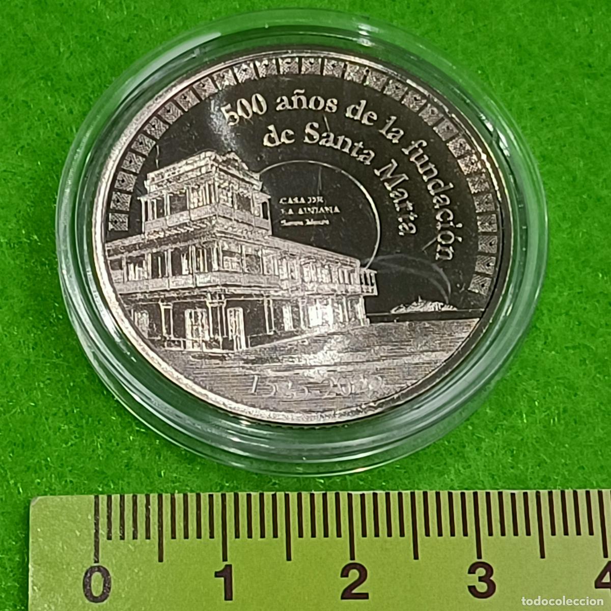 Monedas antiguas de Am&eacute;rica: Colombia 20000 Pesos 500 a&ntilde;os fundaci&oacute;n de Santa Marta 2025