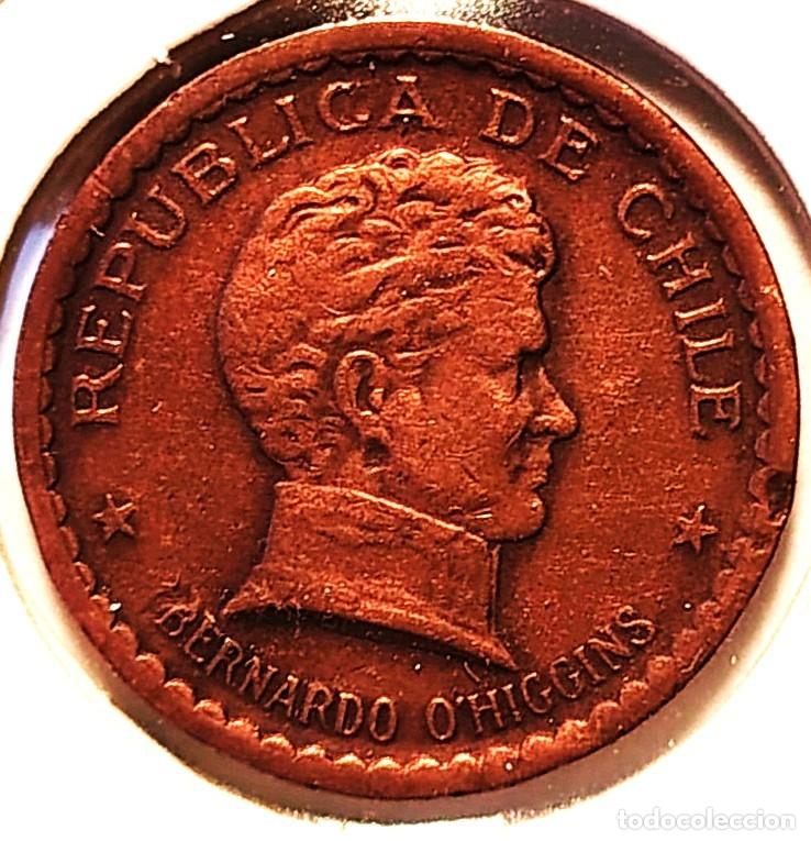 Monedas antiguas de Am&eacute;rica: CHILE (1889-1968) - 20 CENTAVOS 1942 - A - 3 GR. COBRE - DIAMETRO 18 mm - KM#177 - MB