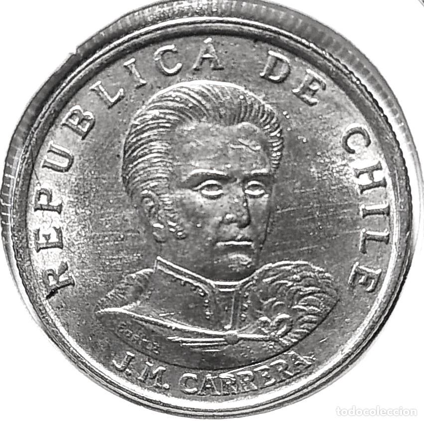 Monedas antiguas de Am&eacute;rica: CHILE (1960-1975) - 1 ESCUDO 1972 - A - 2,74 GR. CUPRONIQUEL - DIAMETRO 18,90 mm - KM#197 - MB
