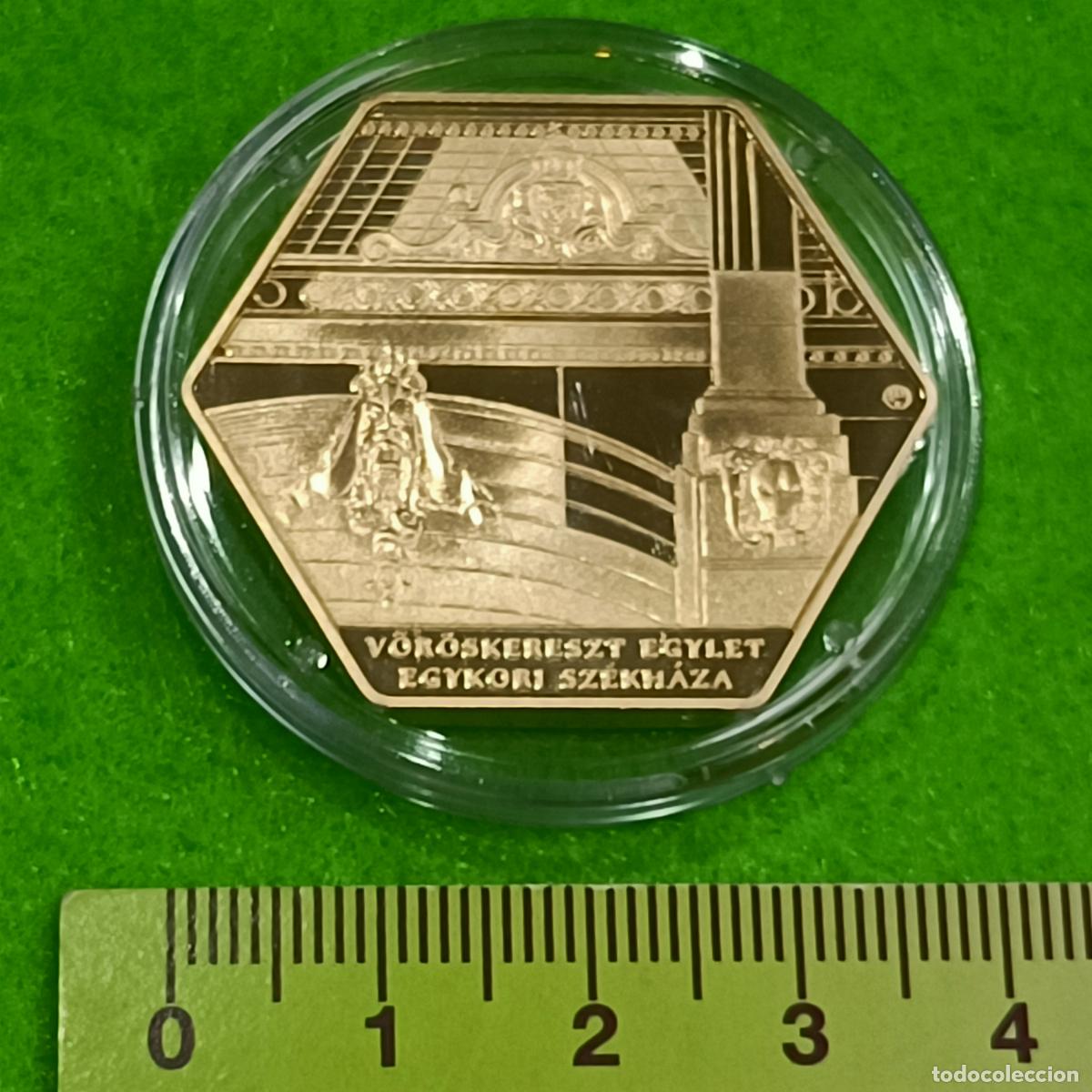 Monedas antiguas de Am&eacute;rica: Hungr&iacute;a 3000 forint, cruz roja Budapest, 2025