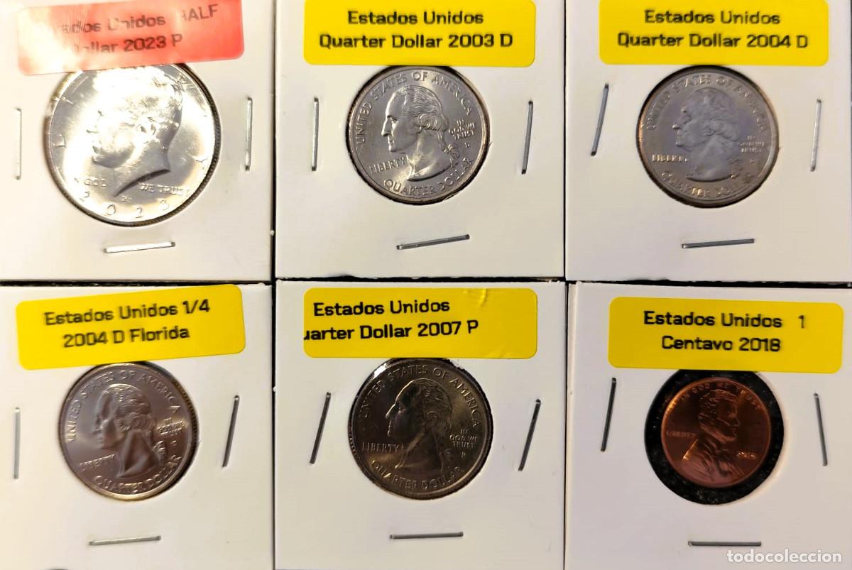 Old Coins of America: Estados Unidos Half , Quarter Dollar and One Cent. 2003-2023 (6 Monedas) S/C Lote 1885