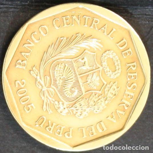Monedas antiguas de Am&eacute;rica: Moneda de 10 c&eacute;ntimos 2005 Per&uacute;