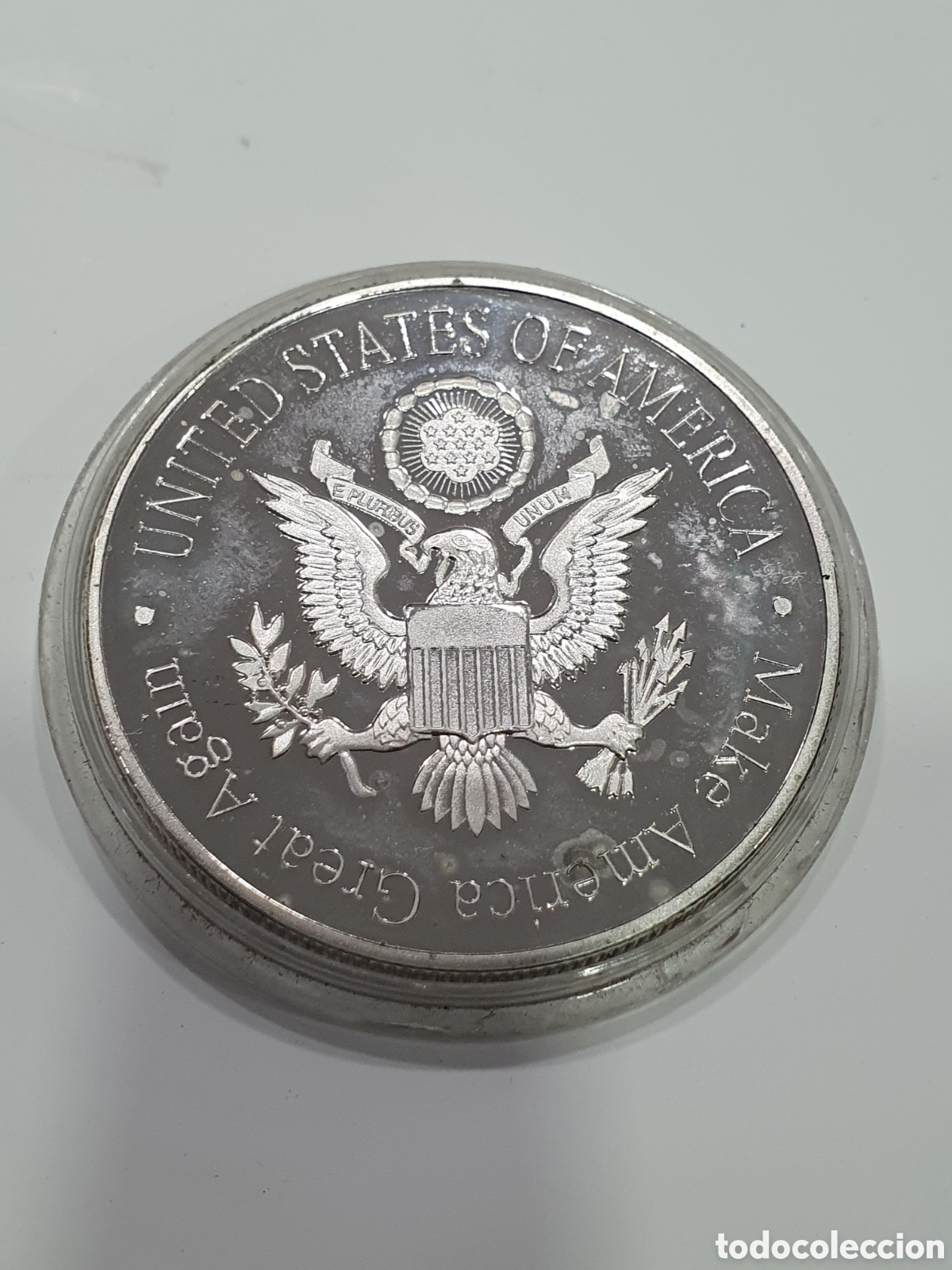 Monedas antiguas de Am&eacute;rica: Moneda 2017 Donald Trump Am&eacute;rica. (L127)