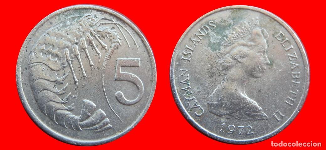 Monedas antiguas de Am&eacute;rica: 5 CENTAVOS 1972 ISLAS CAYMAN-144611