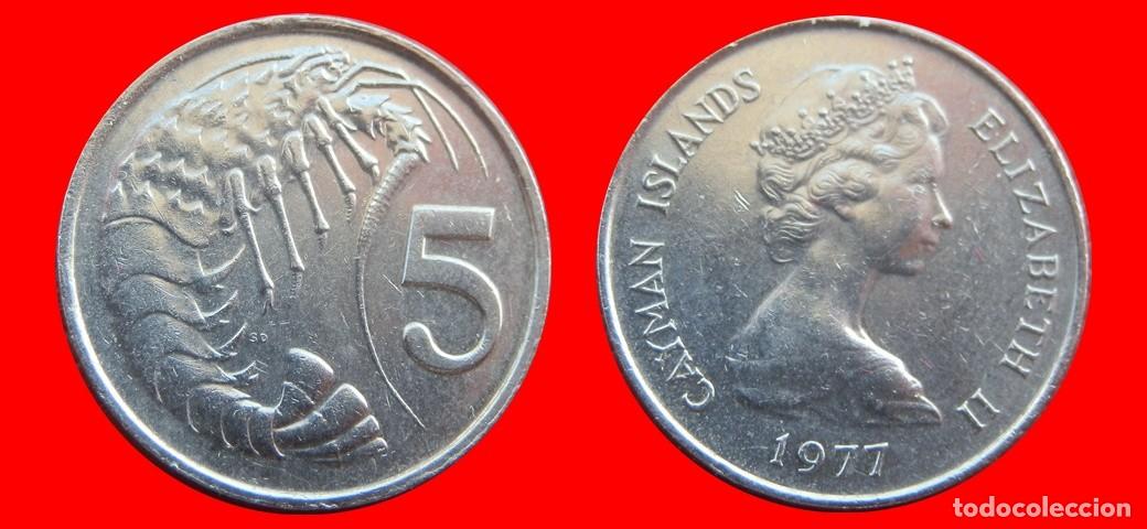Monedas antiguas de Am&eacute;rica: 5 CENTAVOS 1977 ISLAS CAYMAN-144612