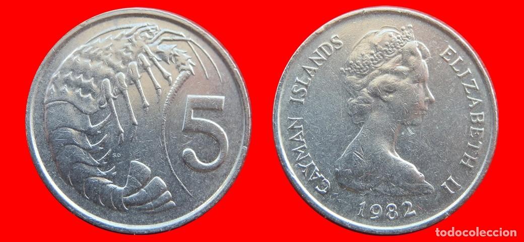 Monedas antiguas de Am&eacute;rica: 5 CENTAVOS 1982 ISLAS CAYMAN-144613