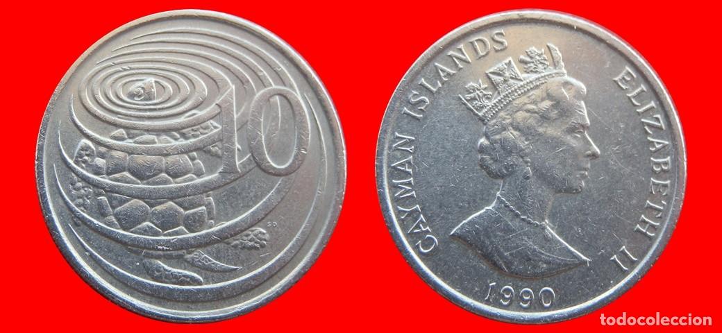 Monedas antiguas de Am&eacute;rica: 10 CENTAVOS 1990 ISLAS CAYMAN-144618