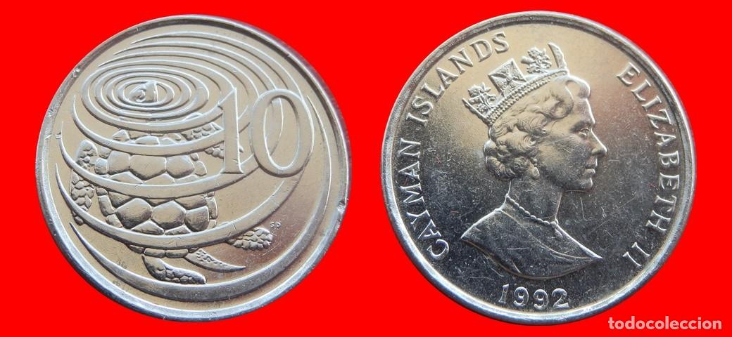 Monedas antiguas de Am&eacute;rica: 10 CENTAVOS 1992 ISLAS CAYMAN-144619