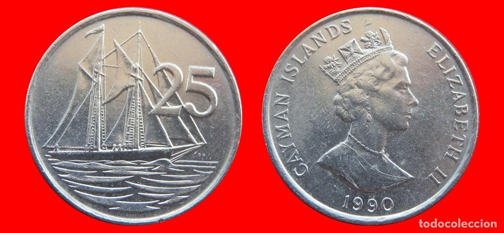 Monedas antiguas de Am&eacute;rica: 25 CENTAVOS 1990 ISLAS CAYMAN-144621