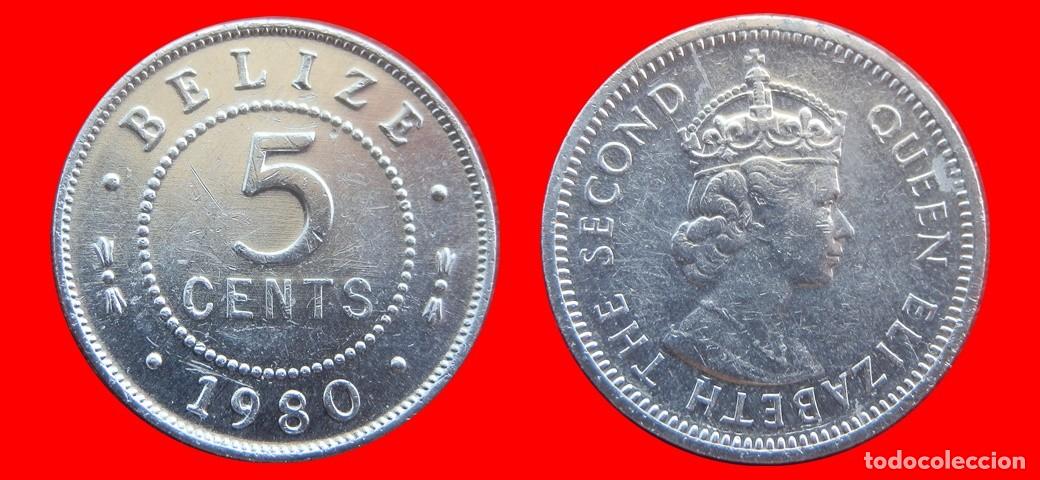 Monedas antiguas de Am&eacute;rica: 5 CENTAVOS 1980 BELIZE-144622