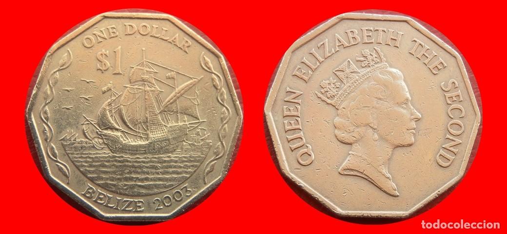 Monedas antiguas de Am&eacute;rica: 1 DOLAR 2003 BELIZE-144623